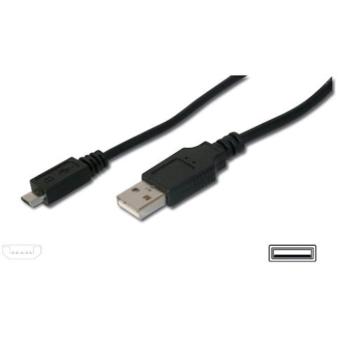 Cavo di Connessione Micro USB 2.0 B Lunghezza Mt. 1,80 Schermato - Foto 4