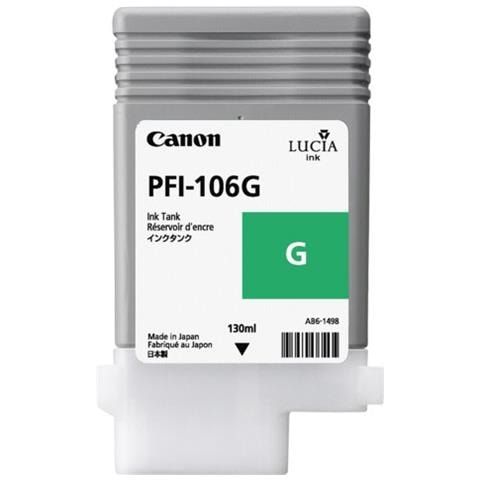 PFI-106G Cartuccia Ink Originale Verde per Canon iPF6300 / iPF6400 Series - Foto 3