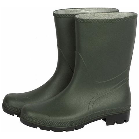 Stivali in Pvc a Tronchetto N. 45 colore Verde con Suola Carrarmato - Foto 1