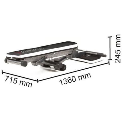 Panca Wbx-40 Multi Fit, Hyperextension. Panca Piana / inclinabile. Richiudibile. - Foto 7