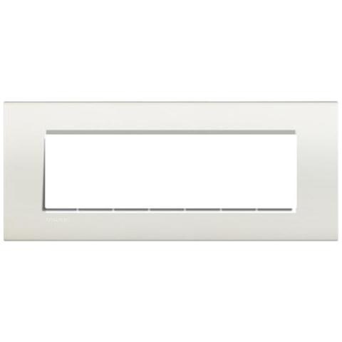 Placca Living Light Bianca Lna4807bi Quadra 7 Posti - Foto 1
