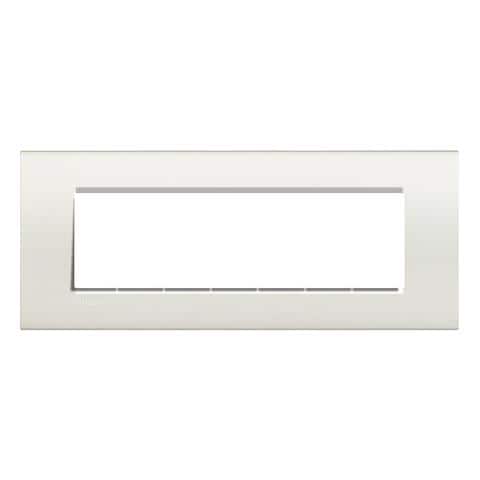 Placca Living Light Bianca Lna4807bi Quadra 7 Posti - Foto 2