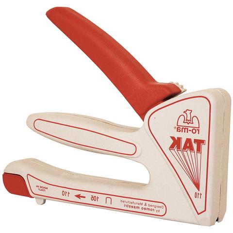 Fissatrice Manuale Compatta, Ergonomica,in Plastica, Con Regolatore Di Potenza E Carica Dei Punti Sul Retro. Adatta Per Punti Metallici E Chiodi. - Foto 1