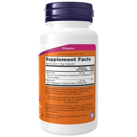 P-5-p, 50mg - 90 Veg Capsule - Coenzima B-6 E Magnesio Bisglicinato - Foto 2