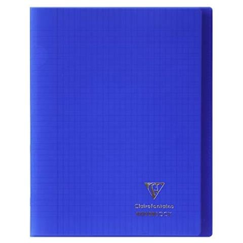 Clairefontaine 981422c Quaderno Rilegato Koverbook 24 X 32 Cm 96 Impagina Copertina In Polipropilene Trasparente Blu Marino - Foto 1