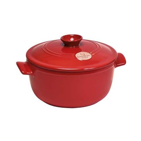 Casseruola tonda cocotte 20cm h. 15cm grand cru rosso flame - Foto 2