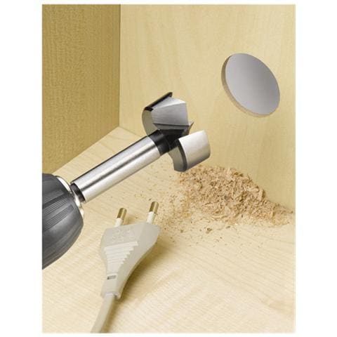 706000, Drill, Set di punte per trapano, Faesite, Hardwood, Legno dolce, Acciaio inossidabile, Legno, Argento, Ø 15, 20, 25, 30, 35 mm, Blister - Foto 3