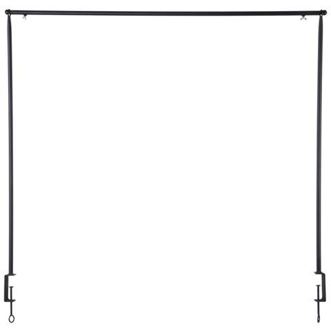 Asta da Tavolo Decorativa con Morsetto Nera - Foto 1