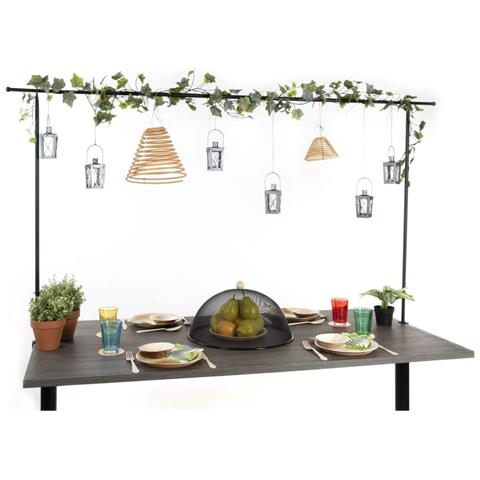 Asta da Tavolo Decorativa con Morsetto Nera - Foto 9