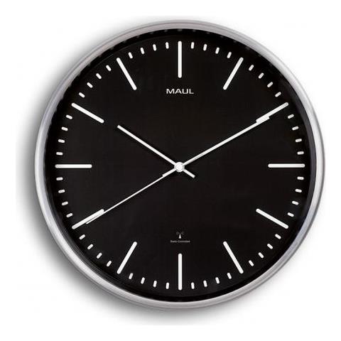 9063490 Orologio Da Parete Cerchio Alluminio, Nero - Foto 1