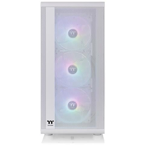 Case S200 TG ARGB Midi Tower ATX, micro ATX, Mini-ITX 2 Porte USB 3.2 Colore Bianco (Finestrato) - Foto 2