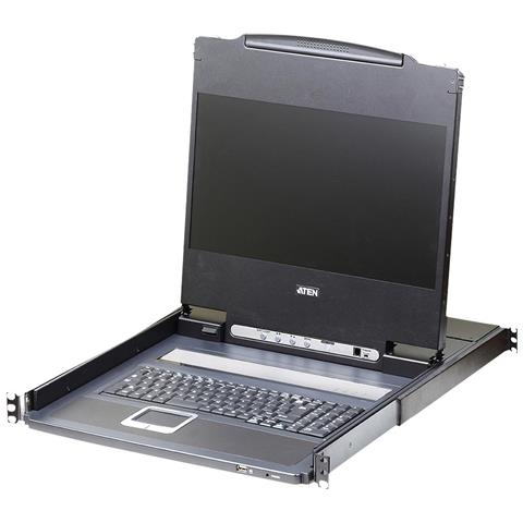 Cl6700mw Switch Per Keyboard-video-mouse (kvm) Montaggio Rack Nero - Foto 3