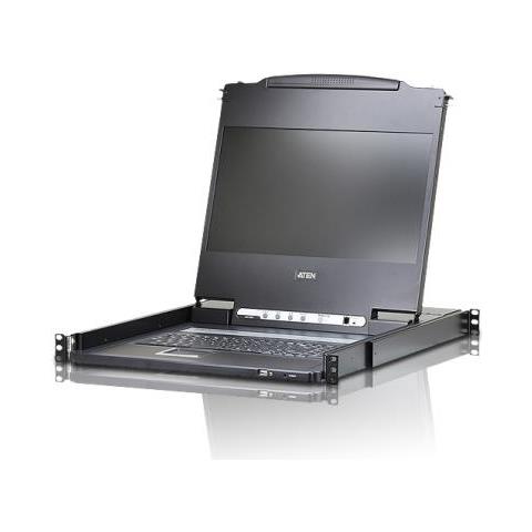 Cl6700mw Switch Per Keyboard-video-mouse (kvm) Montaggio Rack Nero - Foto 1