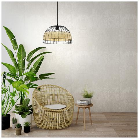 Lampadario Industrial Anwick 1 Luce Metallo Nero - Foto 1
