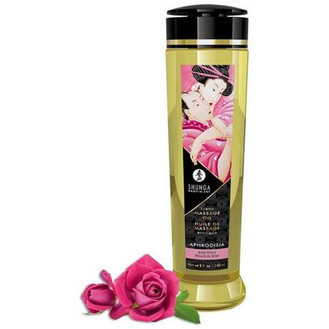 Olio Per Massaggio Erotico Aphrodisia Rose (240 Ml) - Foto 1