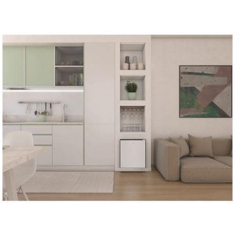 Mini Bar Frigorifero sottopiano a libera installazione CHASD4351EWC cm. 45 ore Capacita 51 -lt. 42 Classe E Colore Bianco - Foto 7