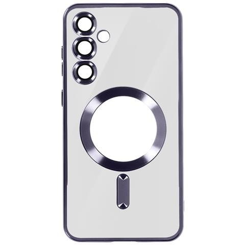 Cover Magsafe Per Samsung S23 Fe In Silicone Bordo Cromato - Foto 1