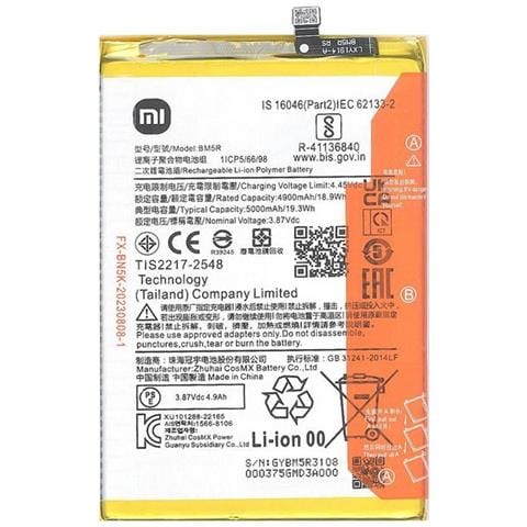 Batteria Litio Originale Bm5r Bulk Per Redmi 12 4g - 5g - M6 Pro 5g - Foto 1