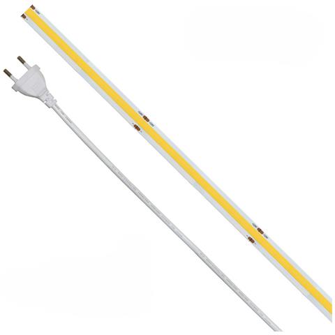 Striscia Led 5m Cob Ip20 Monocolore Da 15w /mt 24v - 4000k - Foto 1