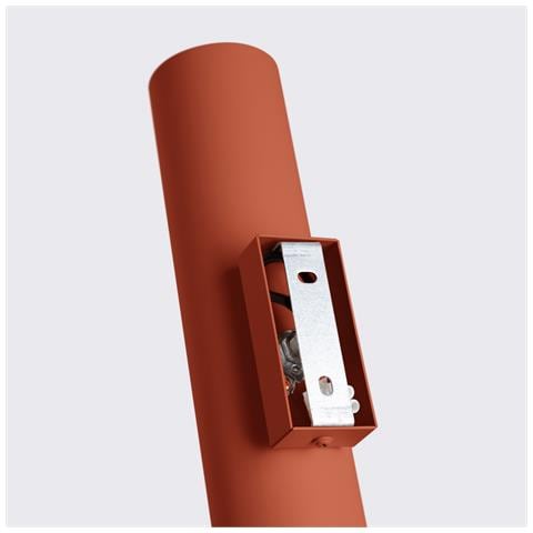 Lampada Da Parete Lagos 2 Rosso Ocra Sl. 1493 - Soppalco Lampada Da Parete Ocra Rossa 30x6x8 Cm - Foto 8