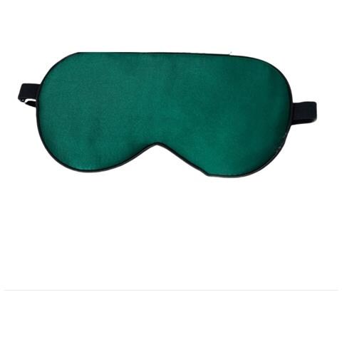 Maschera Per Dormire In Seta Per I Viaggi, Maschera Morbida Per Gli Occhi Per Dormire Green - Foto 2