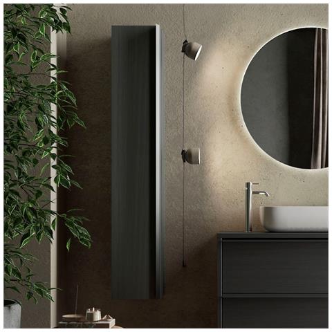 Colonna Bagno Adam Sospesa 26x138h Nero Frassinato - Foto 1