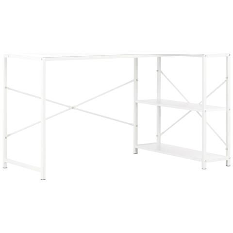 Lusso Casadino - Scrivania Per Computer Bianca 120x72x70 Cm - Foto 1