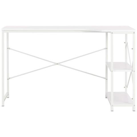 Lusso Casadino - Scrivania Per Computer Bianca 120x72x70 Cm - Foto 2