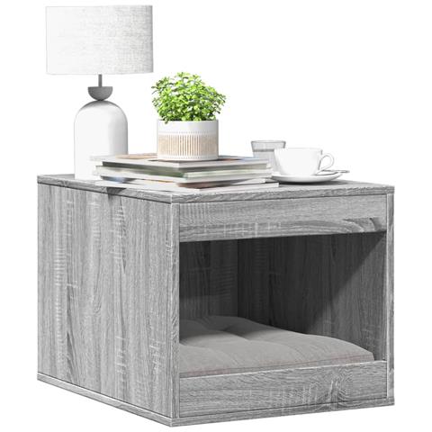 Recinto Lettiera Gatti Grigio Sonoma 47x59x42 cm in Truciolato - Foto 2