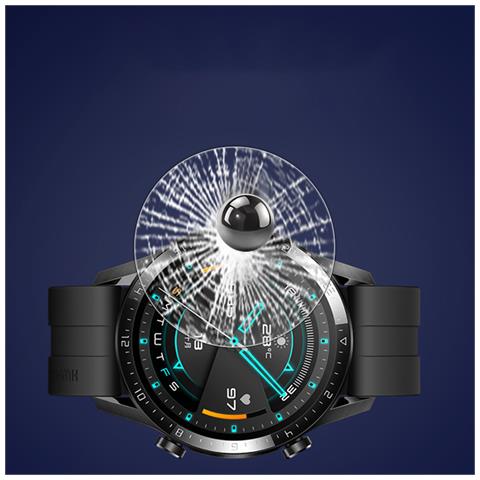 Pellicola Protettiva In Vetro Temperato Per Huawei Watch Gt3 46mm [confezione Da 2] - Foto 4