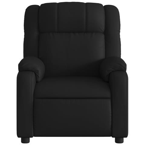 Poltrona Reclinabile Elettrica Nera in Similpelle - Foto 9