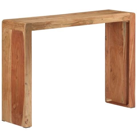 Tavolo Consolle 110x30x76 cm in Legno Massello di Acacia - Foto 1