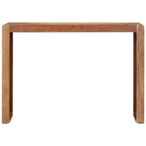Tavolo Consolle 110x30x76 cm in Legno Massello di Acacia - Foto 2