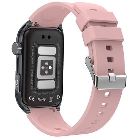 Smartwatch Per La Salute Con Monitoraggio Ecg, Pressione Sanguigna E Ossigeno Nel Sangue Pink - Foto 2