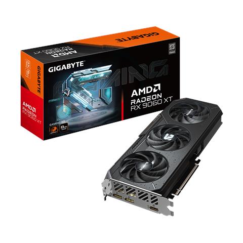 Radeon RX 9060 XT GAMING 8G Scheda Grafica - 8GB GDDR6, 128bit, PCI-E 5.0, 3130 MHz Frequenza core, 2 x DisplayPort, 1 x HDMI, GV-R9060XTGAMING-8GD - Foto 1