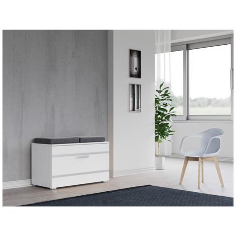 OPAL SZAFKA BIEL scarpiera Chiuso Bianco - Foto 3