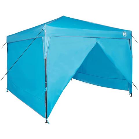 Tenda Aggiuntiva Pop-Up Blu 300 x 300 cm Tessuto - Foto 1