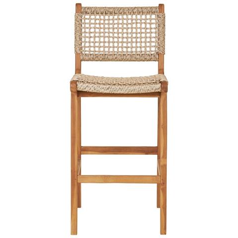 Sgabello Alto Derby - Marrone - Legno - 45x50x94 Cm - Foto 2