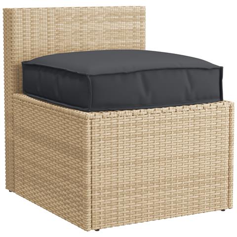 Cuscino per seduta pallet Nero 60 x 60 x 12 cm Tessuto Oxford - Foto 2