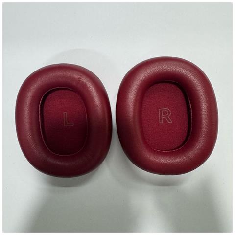 Cuscinetti Auricolari Di Ricambio Compatibili Con Cuffie Bang & Olufsen Beoplay H95 - Pelle Di Pecora Premium Red - Foto 5
