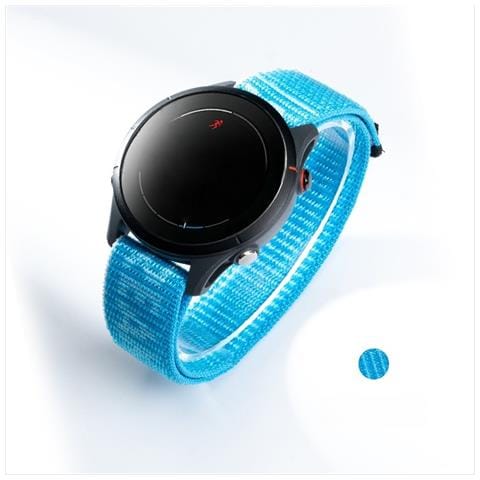 Cinturino Sport Loop In Nylon Da 22 Mm Compatibile Con Garmin Fenix 8/7/6 Pro / 7 Pro - Traspirante E Regolabile Blue - Foto 3