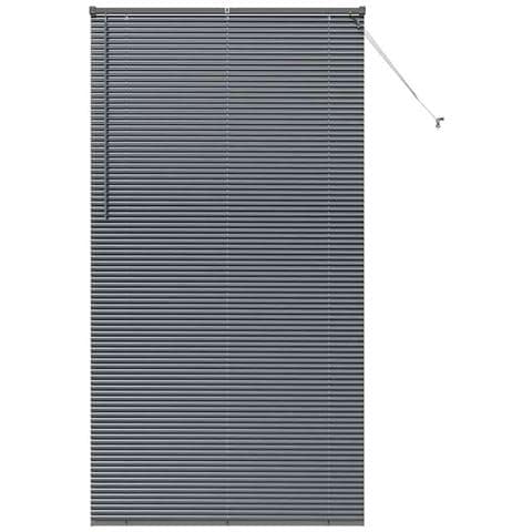 Tenda per Finestra con tende Grigio scuro Alluminio - Foto 1