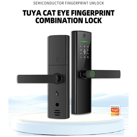 Serratura Per Porta Intelligente Tuya Wifi Con Impronta Digitale Per Porte Interne In Legno - Tastierino, Accesso Con Chiave - Foto 7