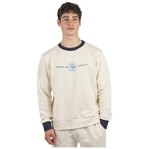 Felpa Girocollo A Manica Lunga Behappy Sprbsu-2201 Uomo - Foto 1