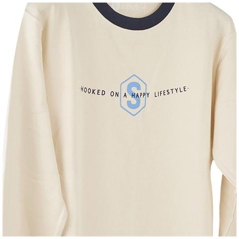 Felpa Girocollo A Manica Lunga Behappy Sprbsu-2201 Uomo - Foto 2