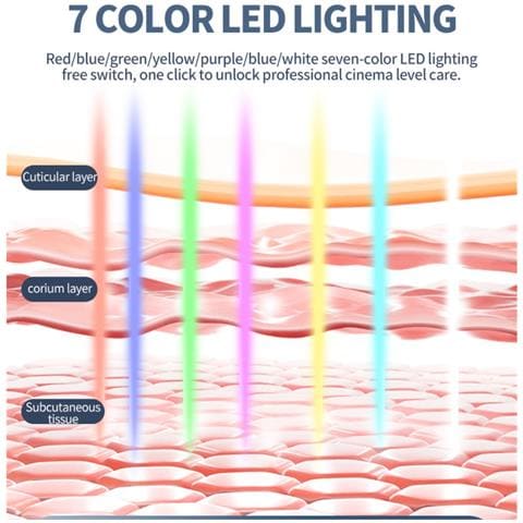Massaggiatore Facciale A Microcorrente: Terapia Led, Lifting Ems E Vibrazione 3d Per Rassodamento E Anti-età - Foto 7