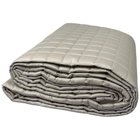 Quilt Trapuntino Piumino Estivo 100gr Mq Raso Cotone Tinta Unita Matrimoniale Matrimoniale Beige - Foto 5