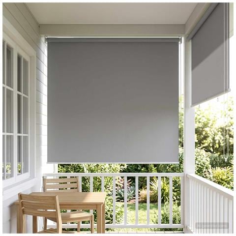 Voletta a rullo con protezione UV Grigio Chiaro 140 x 140 cm - Foto 2