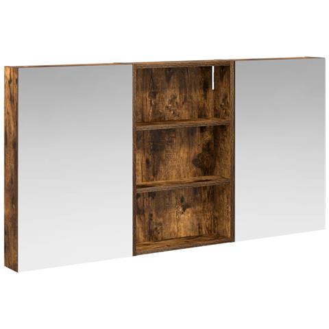 Set di Armadi da Bagno con porta 3 pcs 120 x 10,5 x 60,5 cm - Foto 1