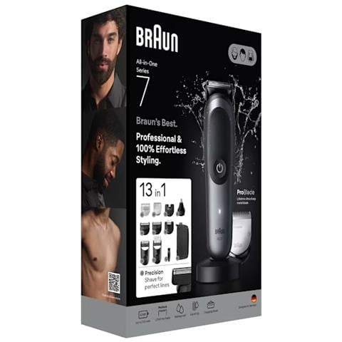 AIO7560 tagliacapelli Nero, Grigio 14 Ioni di Litio - Foto 2